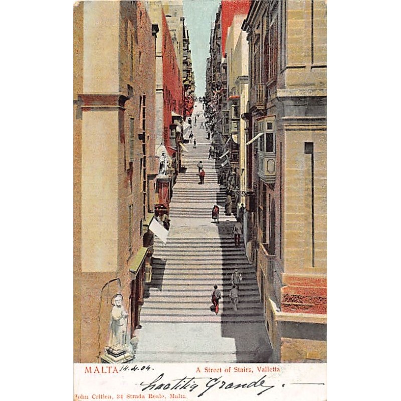 Rare collectable postcards of Malta. Vintage Postcards of Malta