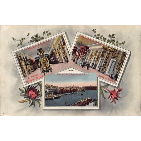 Rare collectable postcards of Malta. Vintage Postcards of Malta