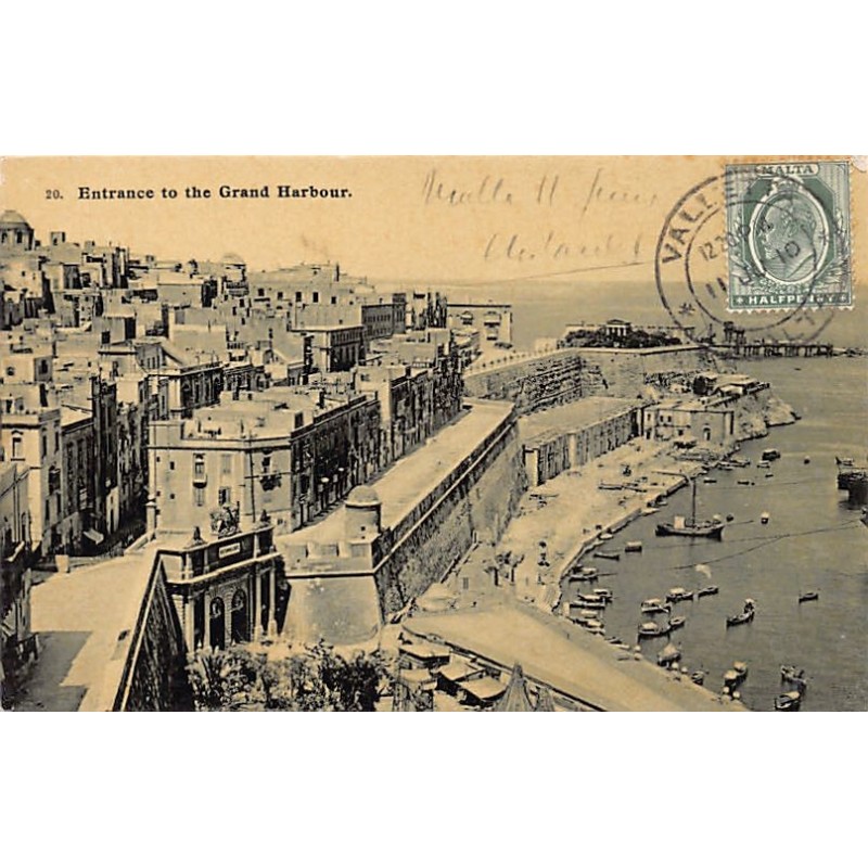 Rare collectable postcards of Malta. Vintage Postcards of Malta
