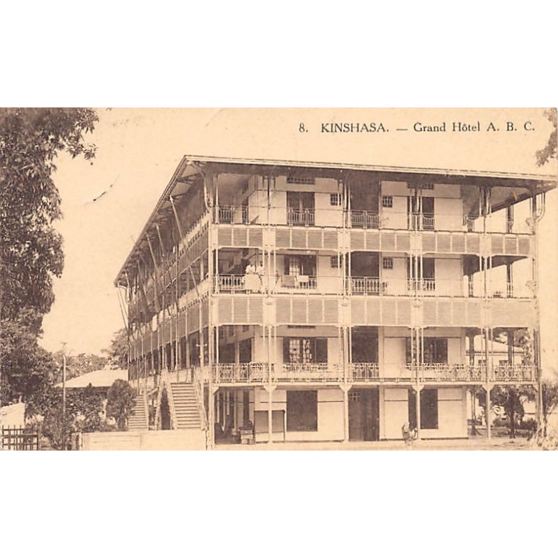 Rare collectable postcards of CONGO KINSHASA. Vintage Postcards of CONGO KINSHASA