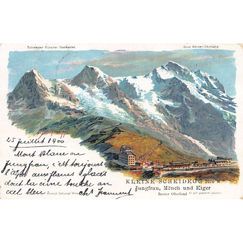 Rare collectable postcards of Switzerland. Vintage Postcards of Switzerland
