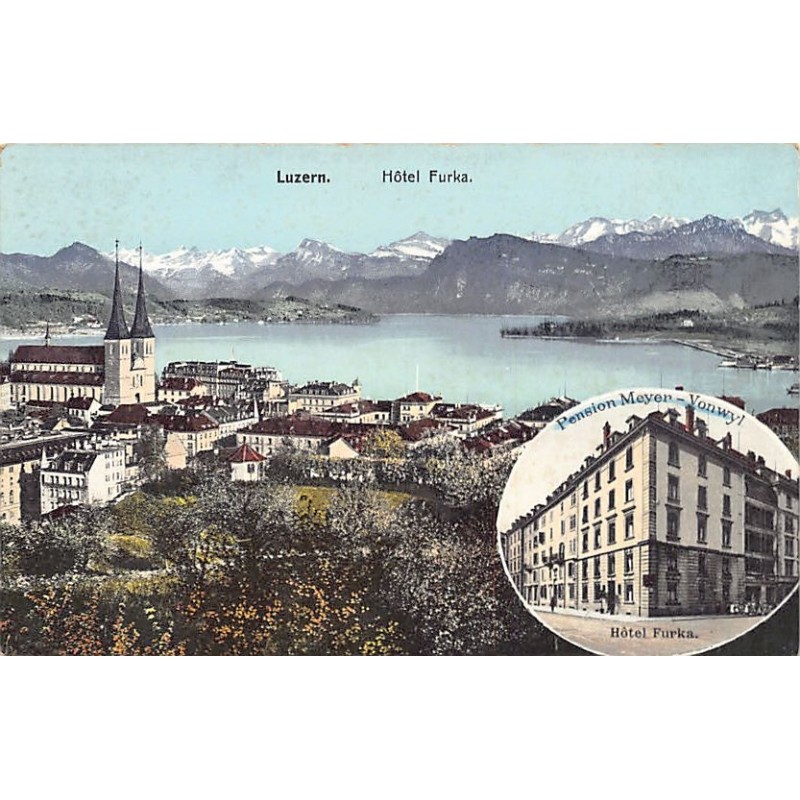 Rare collectable postcards of Switzerland. Vintage Postcards of Switzerland