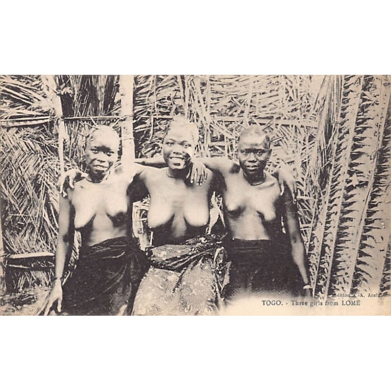 Rare collectable postcards of Togo. Vintage Postcards of Togo