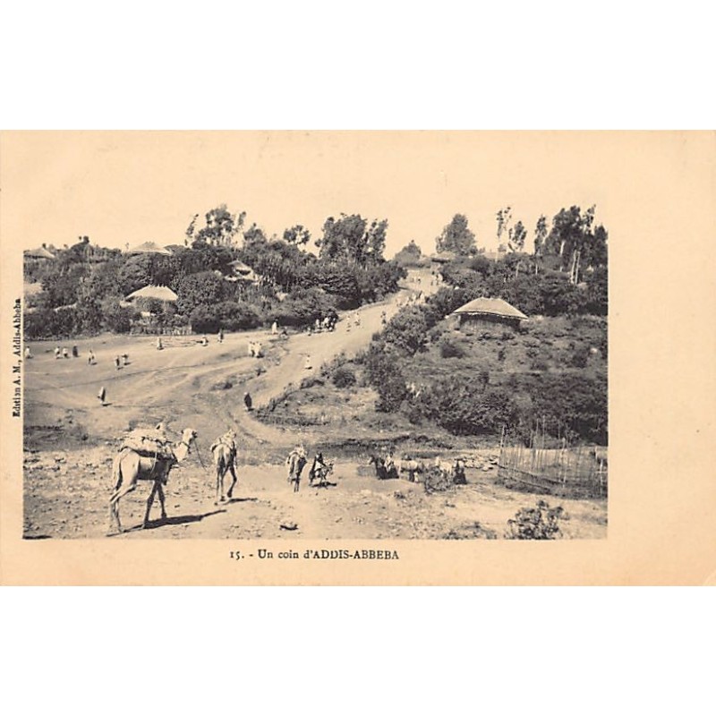 Rare collectable postcards of Ethiopia. Vintage Postcards of Ethiopia