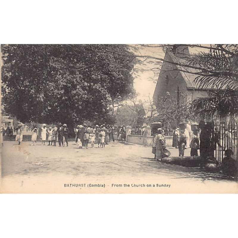 Rare collectable postcards of Gambia. Vintage Postcards of Gambia