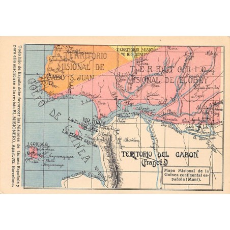 Rare collectable postcards of Equatorial Guinea. Vintage Postcards of Equatorial Guinea