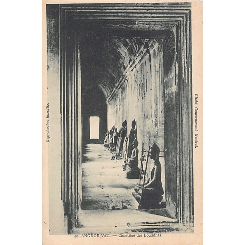 Rare collectable postcards of Cambodia. Vintage Postcards of Cambodia