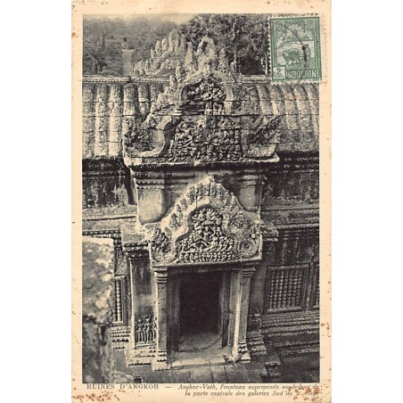 Rare collectable postcards of Cambodia. Vintage Postcards of Cambodia