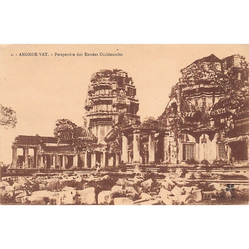Rare collectable postcards of Cambodia. Vintage Postcards of Cambodia
