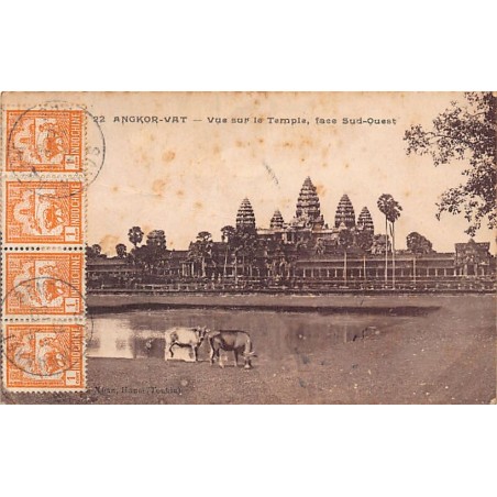 Rare collectable postcards of Cambodia. Vintage Postcards of Cambodia