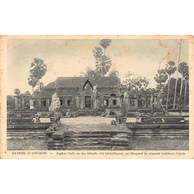 Rare collectable postcards of Cambodia. Vintage Postcards of Cambodia