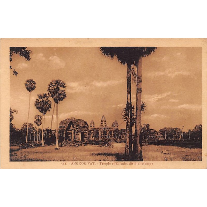 Rare collectable postcards of Cambodia. Vintage Postcards of Cambodia