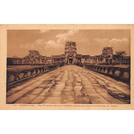 Rare collectable postcards of Cambodia. Vintage Postcards of Cambodia