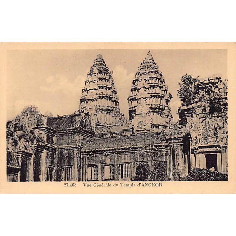 Rare collectable postcards of Cambodia. Vintage Postcards of Cambodia