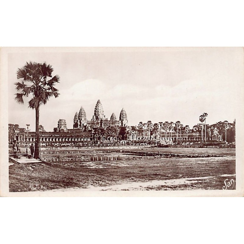 Rare collectable postcards of Cambodia. Vintage Postcards of Cambodia