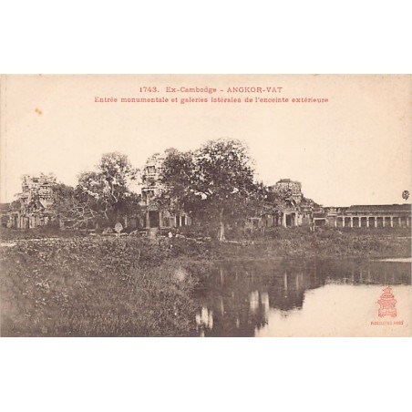 Rare collectable postcards of Cambodia. Vintage Postcards of Cambodia