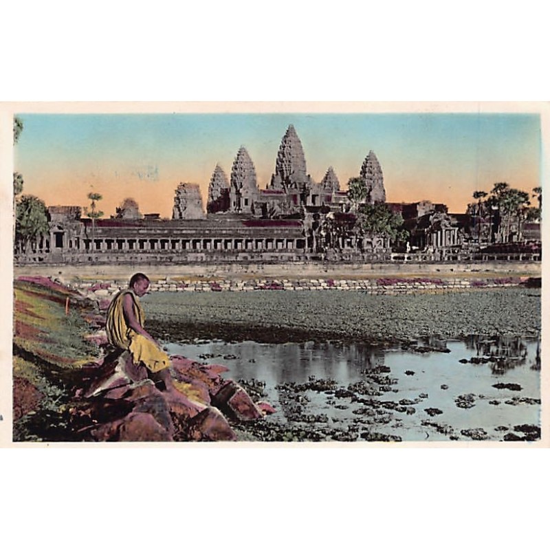 Rare collectable postcards of Cambodia. Vintage Postcards of Cambodia