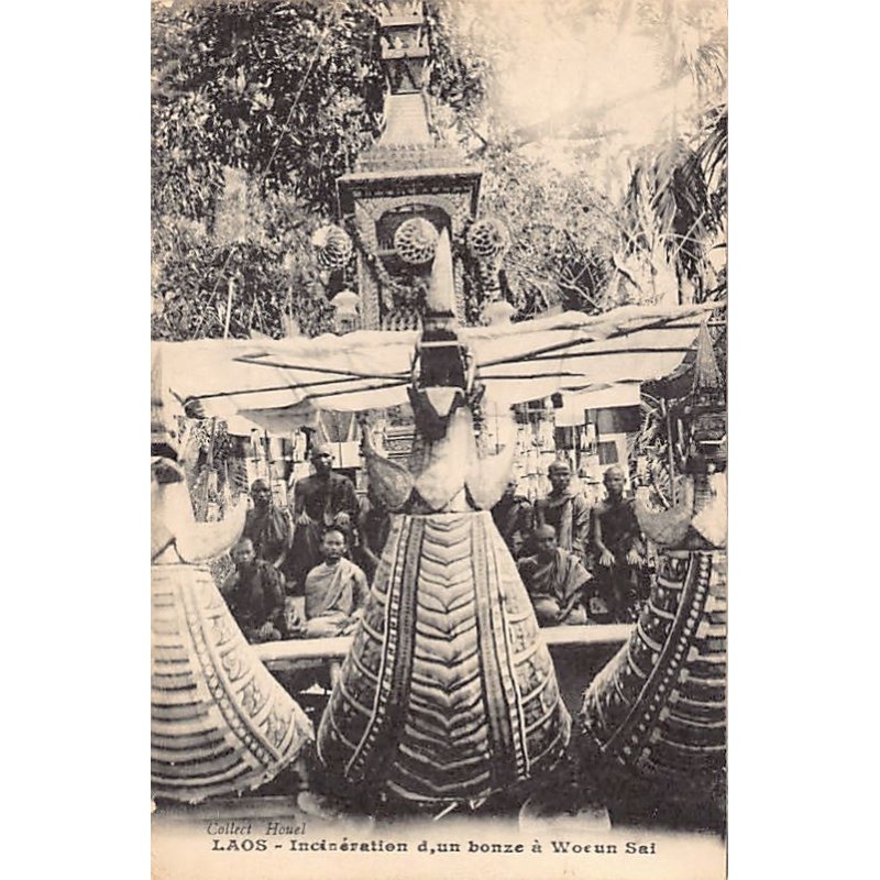 Rare collectable postcards of Laos. Vintage Postcards of Laos