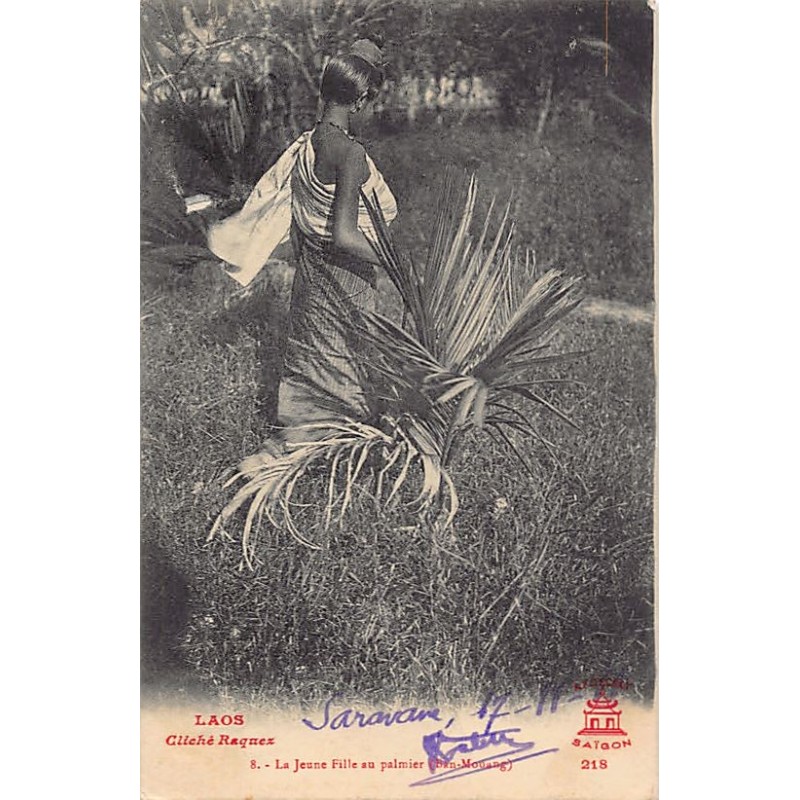Rare collectable postcards of Laos. Vintage Postcards of Laos