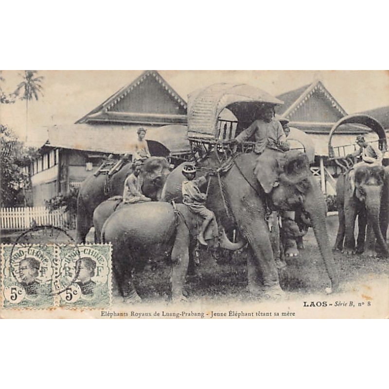 Rare collectable postcards of Laos. Vintage Postcards of Laos