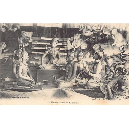 Rare collectable postcards of Laos. Vintage Postcards of Laos