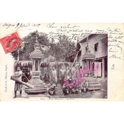 Rare collectable postcards of Laos. Vintage Postcards of Laos