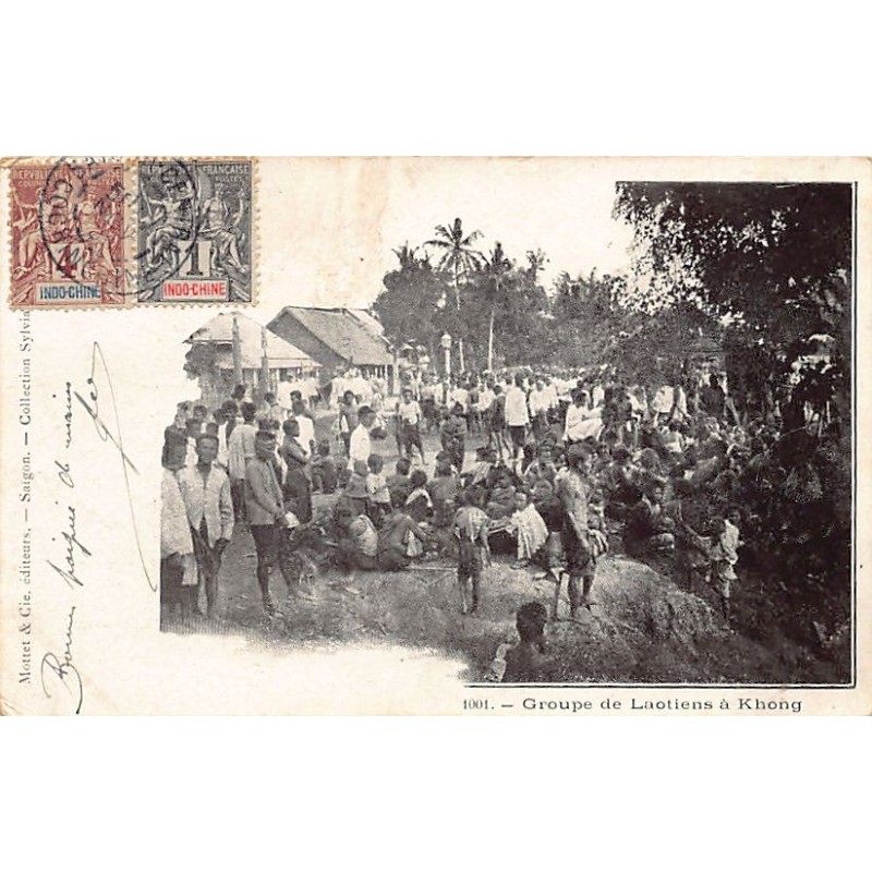 Rare collectable postcards of Laos. Vintage Postcards of Laos