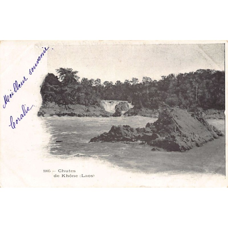 Rare collectable postcards of Laos. Vintage Postcards of Laos