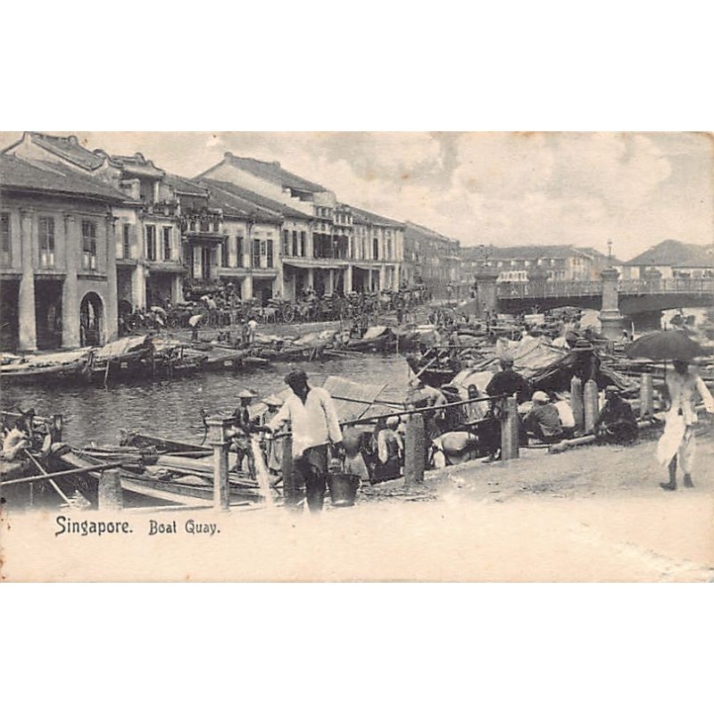 Rare collectable postcards of Singapore. Vintage Postcards of Singapore