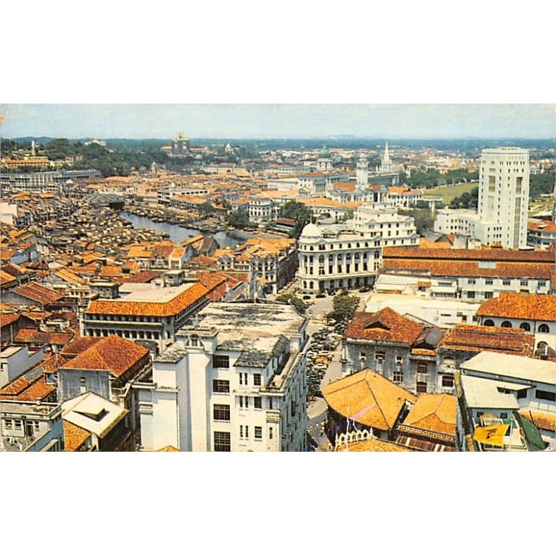 Rare collectable postcards of Singapore. Vintage Postcards of Singapore