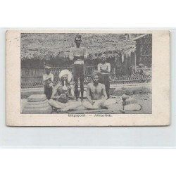 Rare collectable postcards of Singapore. Vintage Postcards of Singapore