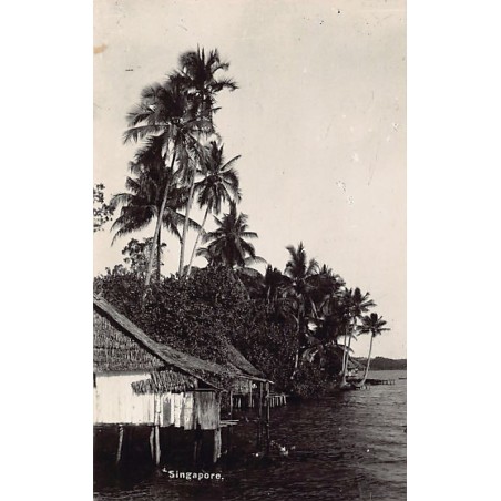 Rare collectable postcards of Singapore. Vintage Postcards of Singapore