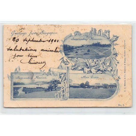 Rare collectable postcards of Singapore. Vintage Postcards of Singapore