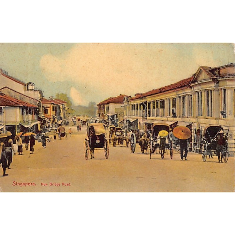 Rare collectable postcards of Singapore. Vintage Postcards of Singapore