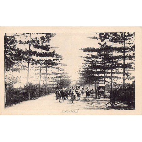 Rare collectable postcards of Singapore. Vintage Postcards of Singapore