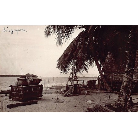 Rare collectable postcards of Singapore. Vintage Postcards of Singapore