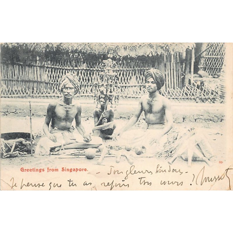 Rare collectable postcards of Singapore. Vintage Postcards of Singapore