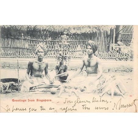 Rare collectable postcards of Singapore. Vintage Postcards of Singapore