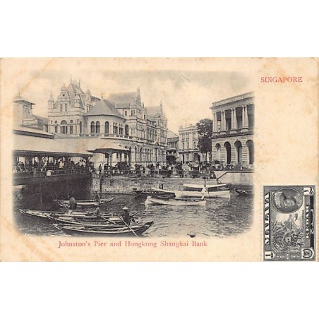 Rare collectable postcards of Singapore. Vintage Postcards of Singapore