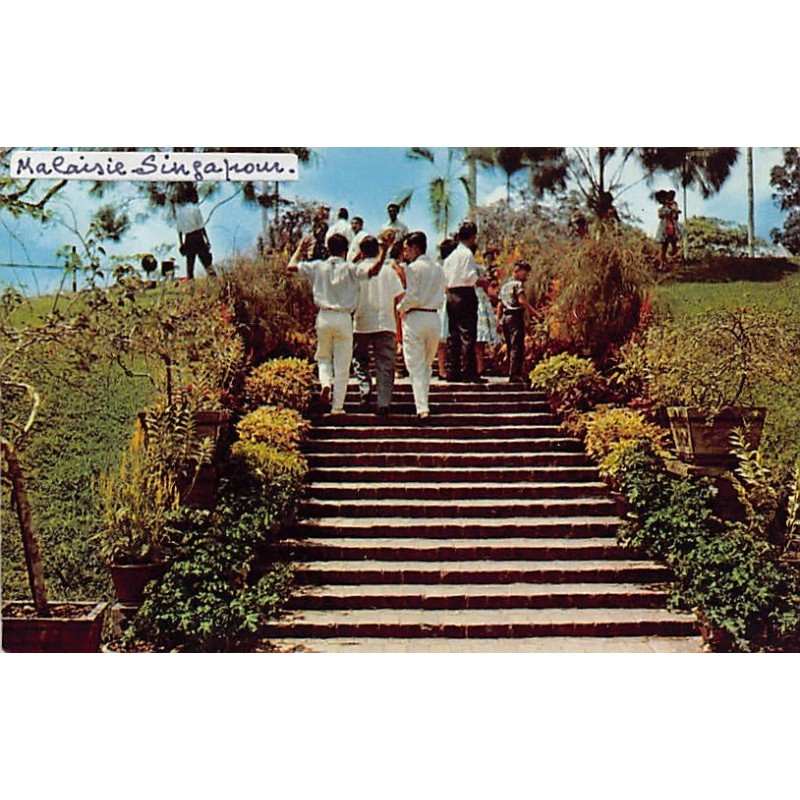 Rare collectable postcards of Singapore. Vintage Postcards of Singapore