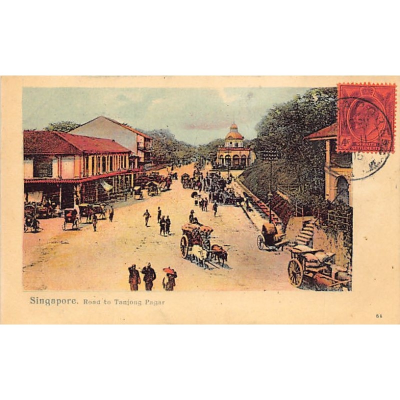 Rare collectable postcards of Singapore. Vintage Postcards of Singapore