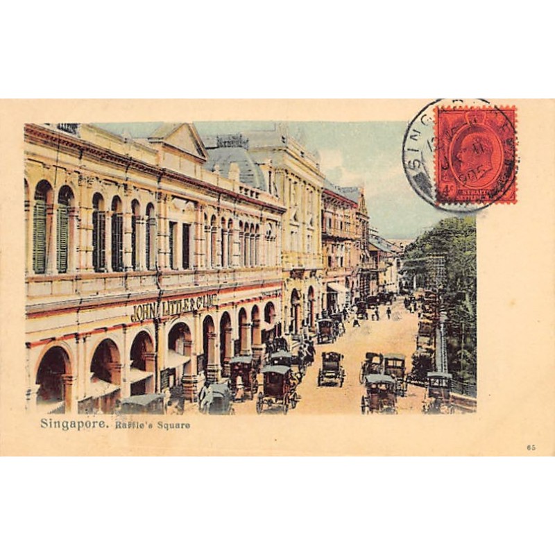 Rare collectable postcards of Singapore. Vintage Postcards of Singapore