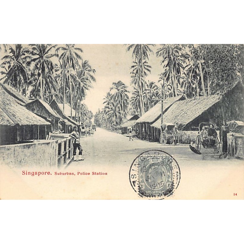 Rare collectable postcards of Singapore. Vintage Postcards of Singapore