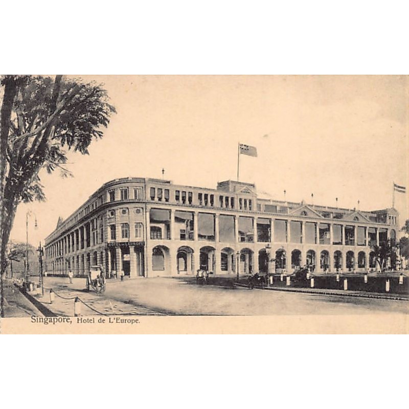 Rare collectable postcards of Singapore. Vintage Postcards of Singapore