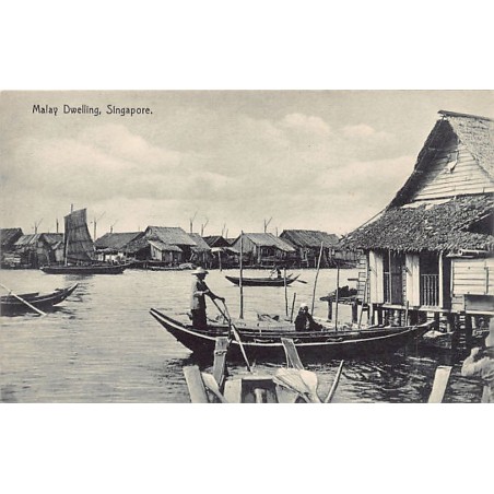 Rare collectable postcards of Singapore. Vintage Postcards of Singapore