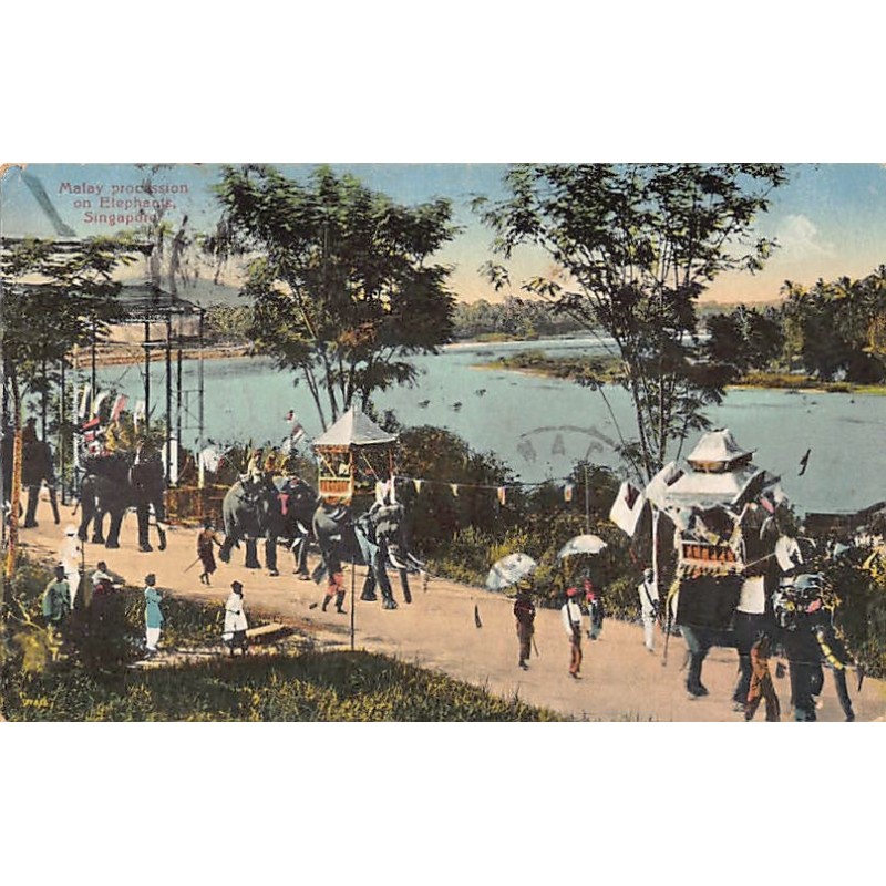 Rare collectable postcards of Singapore. Vintage Postcards of Singapore