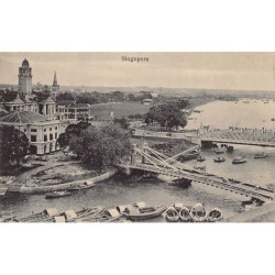 Rare collectable postcards of Singapore. Vintage Postcards of Singapore