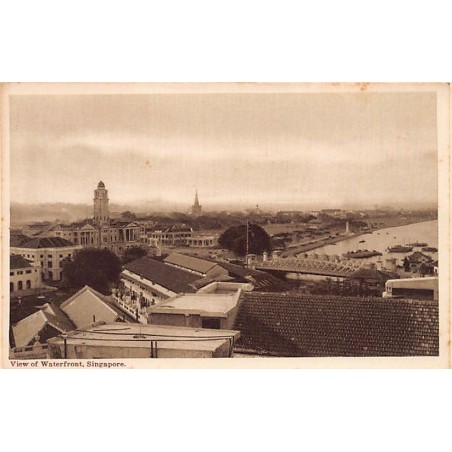 Rare collectable postcards of Singapore. Vintage Postcards of Singapore