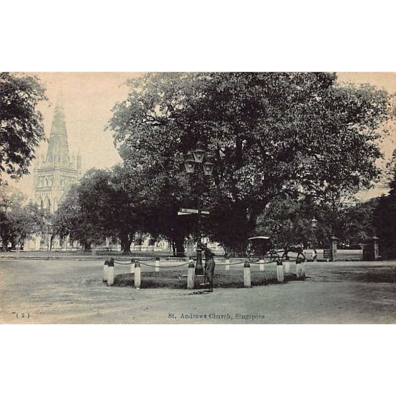 Rare collectable postcards of Singapore. Vintage Postcards of Singapore