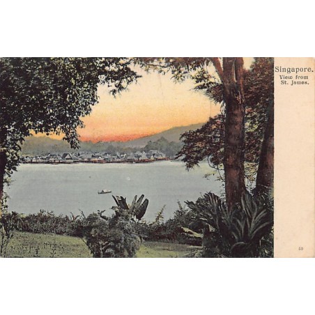 Rare collectable postcards of Singapore. Vintage Postcards of Singapore